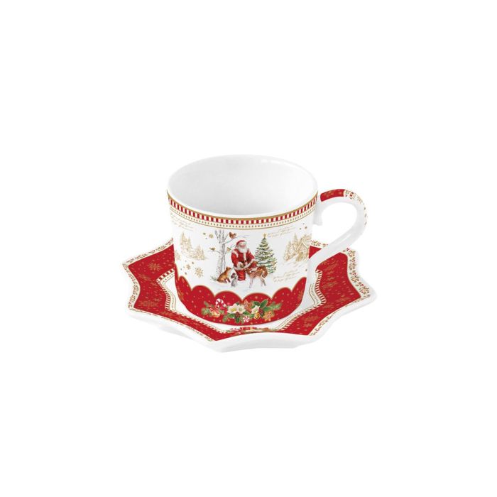Easy Life R1236/CHME Porc. tea cup with saucer