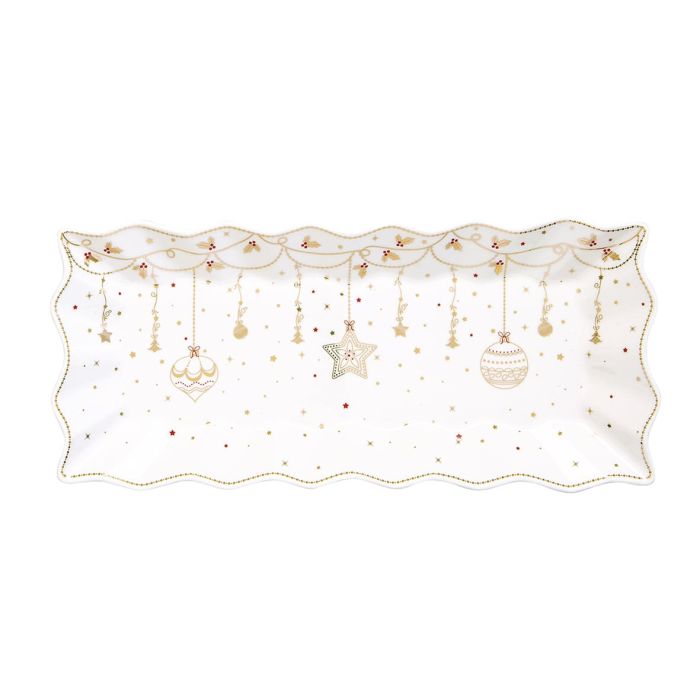 Easy Life R1242/CHLI Christmas serving plate 40x18cm