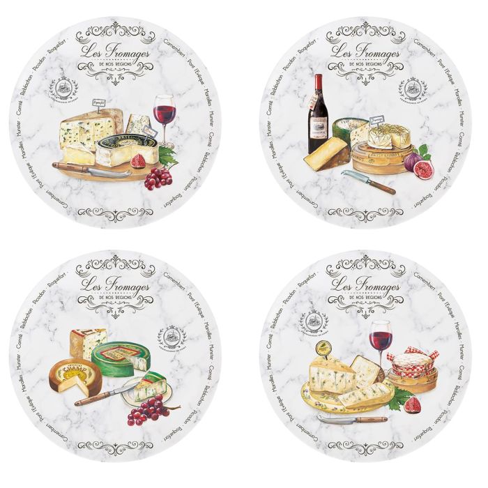 Easy life R0464/LESF Set 4 porcelain side coupe plates Ø 19 cm