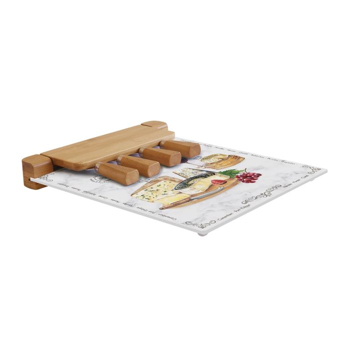 Easy life R0848/LESF Cheese cutting board with glass board W/4kn