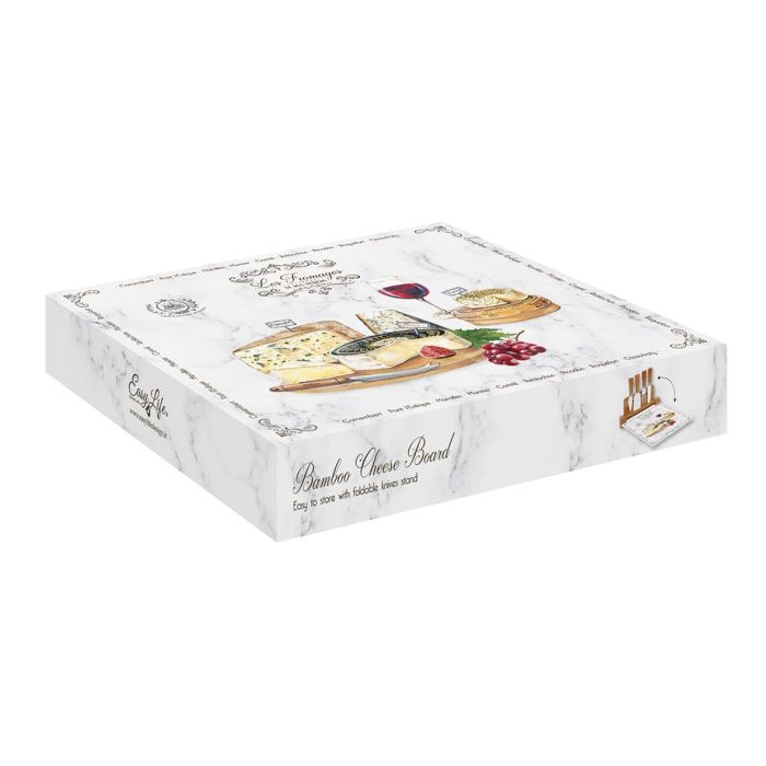 Easy life R0848/LESF Cheese cutting board with glass board W/4kn