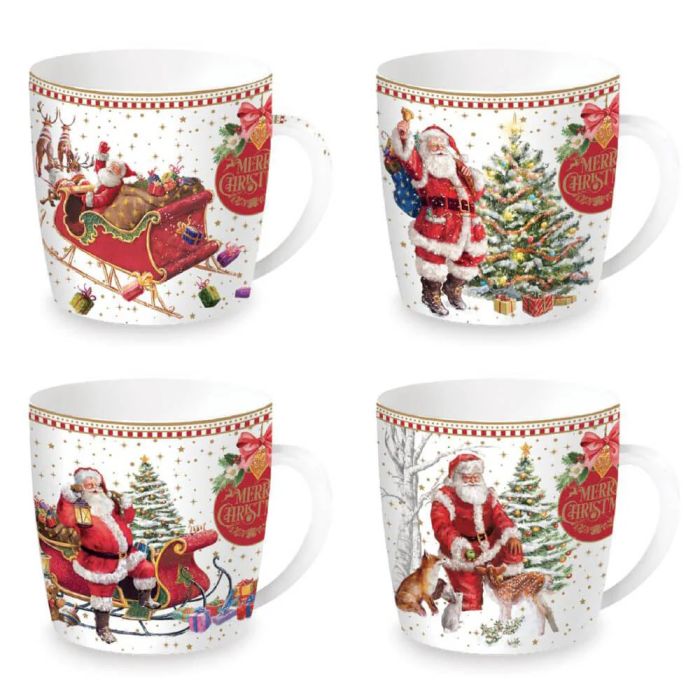 Easy Life 0119/CHME Porcelain mug set 4pcs gift box