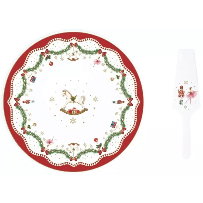 Easy Life 1112/MNOE Christmas plate with server, 32cm