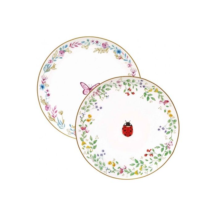 Easy life 1372/FGAR plate "ladybird" set 2x16cm