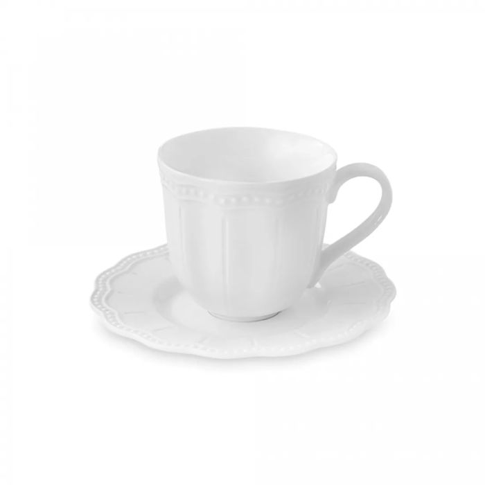 Easy Life 2886/ELIW Coffee cup&saucer white 110ml