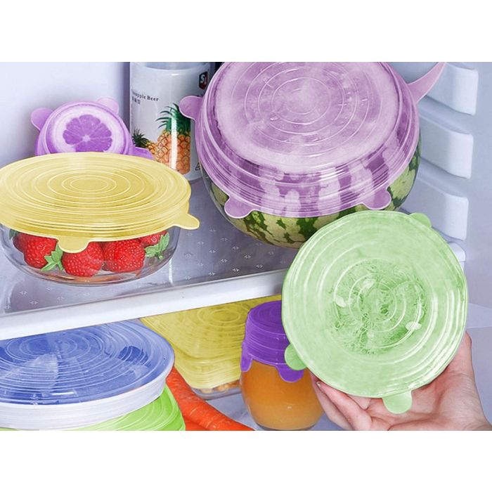 Beper C102COC101 12 piece silicone lid set