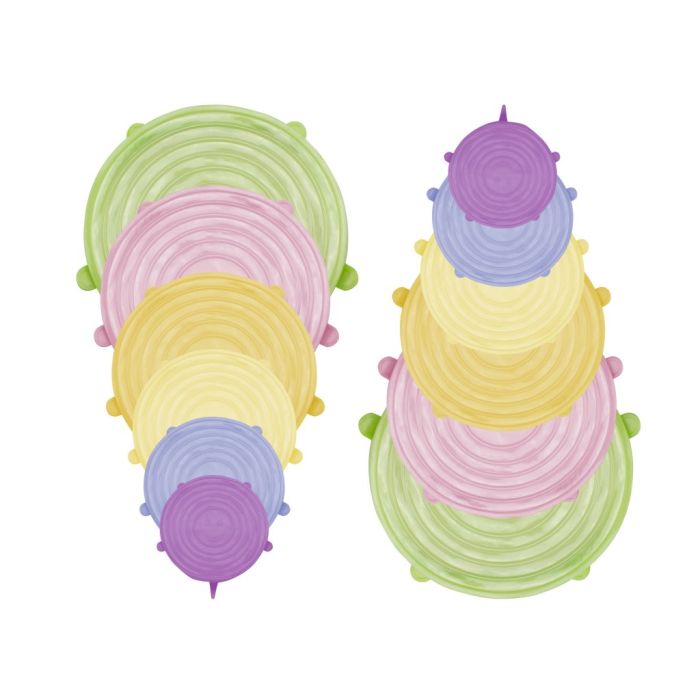 Beper C102COC101 12 piece silicone lid set