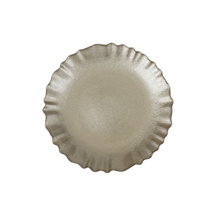 Brandani 51092 Lurex champagne glass plate 28sm