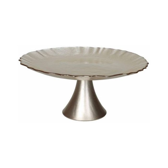 Brandani 51094 Lurex champagne glass cake stand 28sm