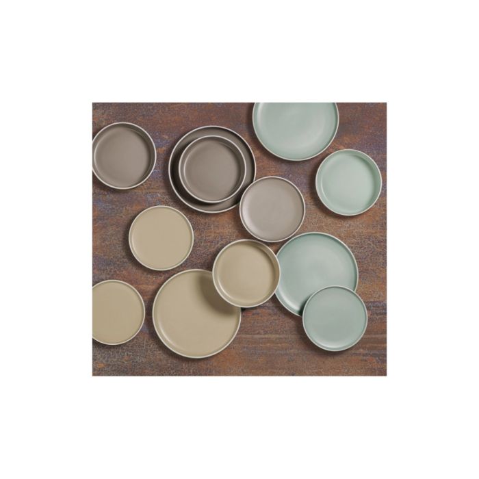 Brandani 51304 Fusion sand col. stoneware soup plate 20.5sm