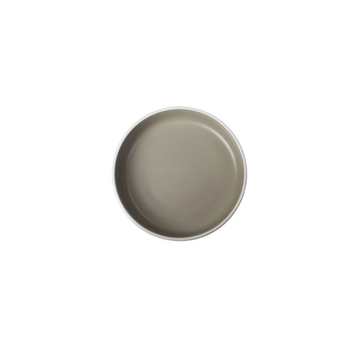 Brandani 51307 Fusion dove grey stoneware soup plate 20.5sm