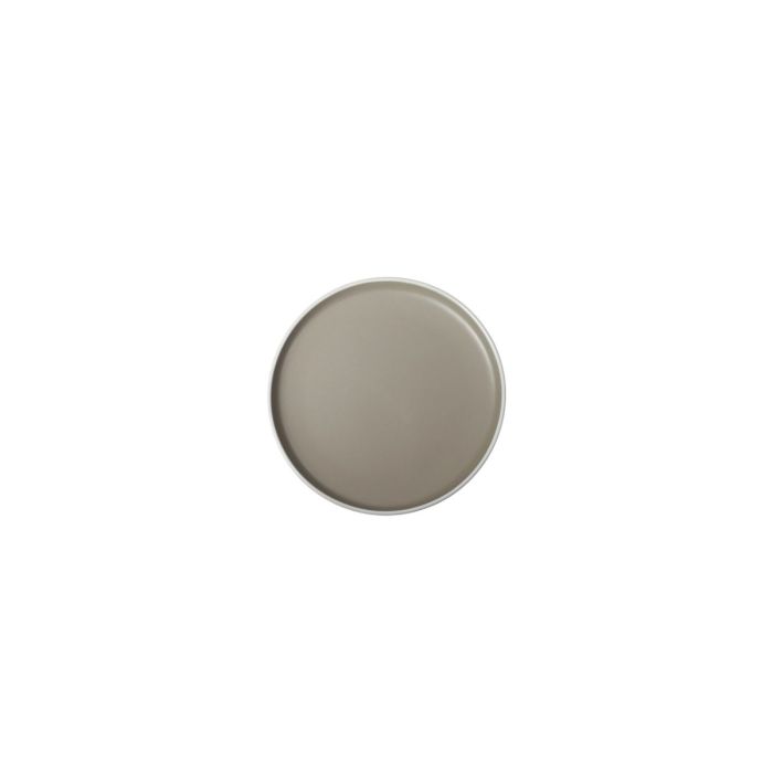 Brandani 51308 Fusion dove grey stoneware side plate 20cm