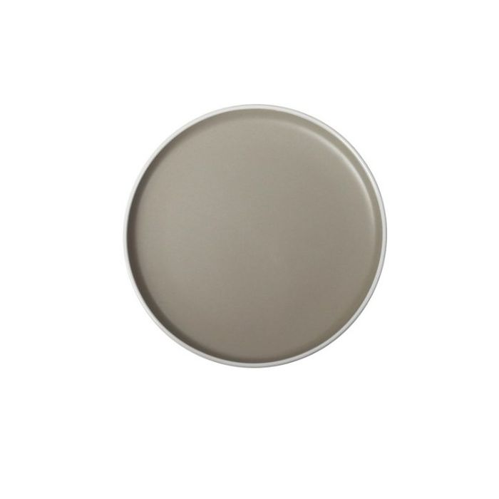 Brandani 51308 Fusion dove grey stoneware side plate 20cm - outlet