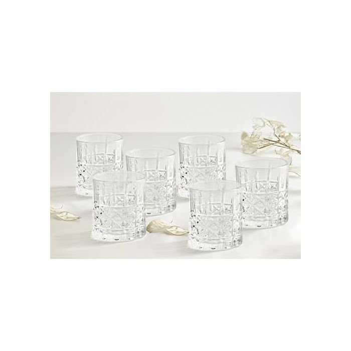 Brandani 51321 Mosaic whisky glass set 6 pcs