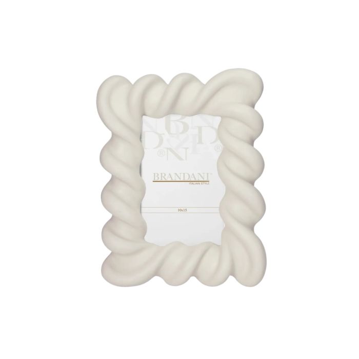 Brandani 51332 Candy Ivory polyresin photo frame 10x15sm