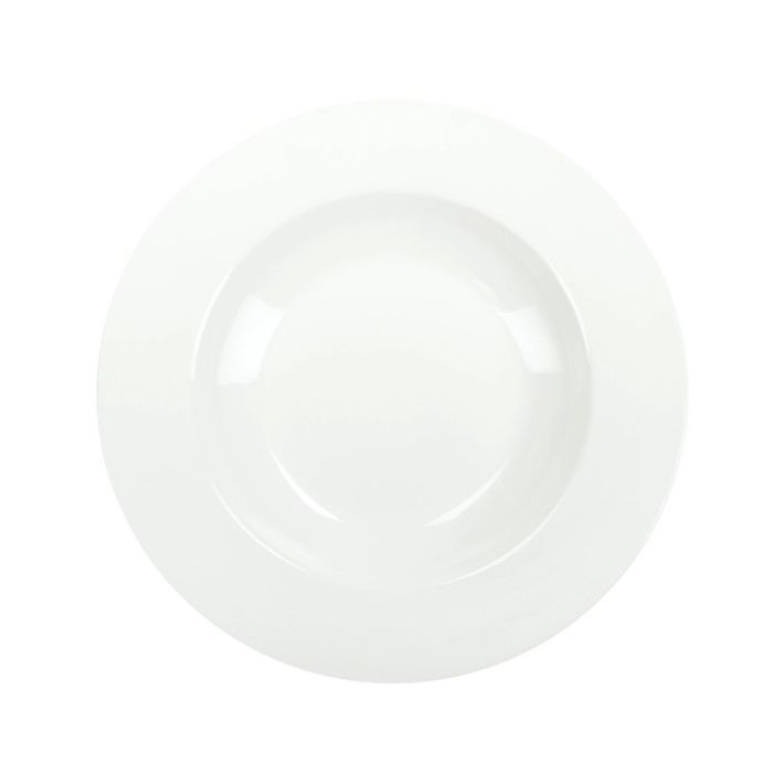 Brandani 51381 white new bone china soup plate 21.5sm