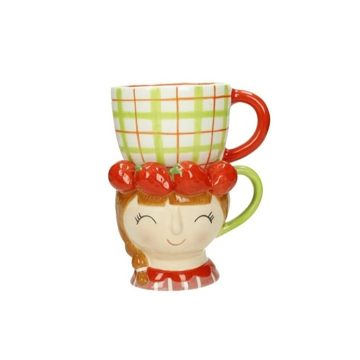 Brandani 51405 Strawberry double lady cups