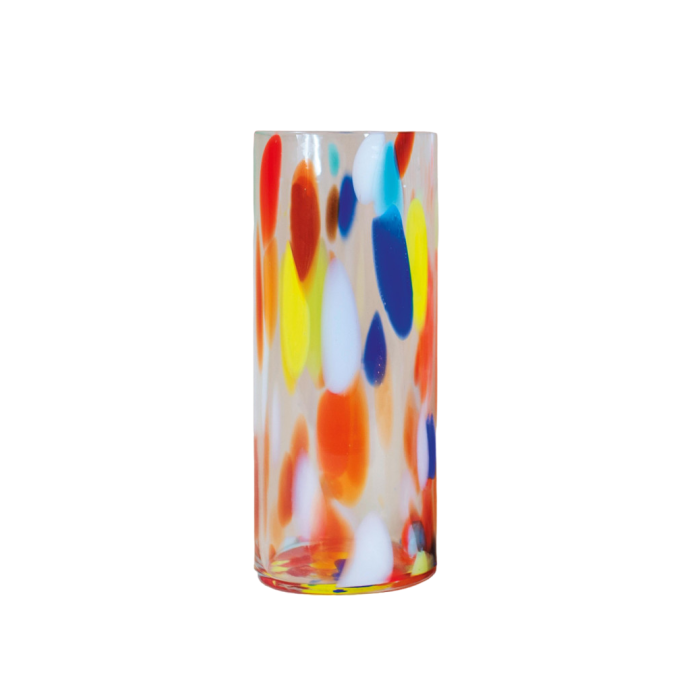Brandani 40634 Dorico multicolour glass vase 30x12cm
