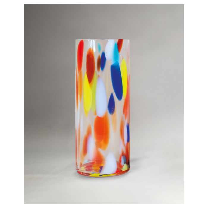 Brandani 40634 Dorico multicolour glass vase 30x12cm
