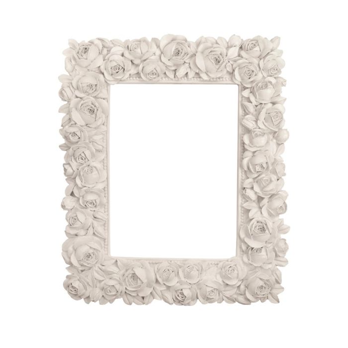 Brandani 51623 rose Ivory polyresin photo frame 13x18sm