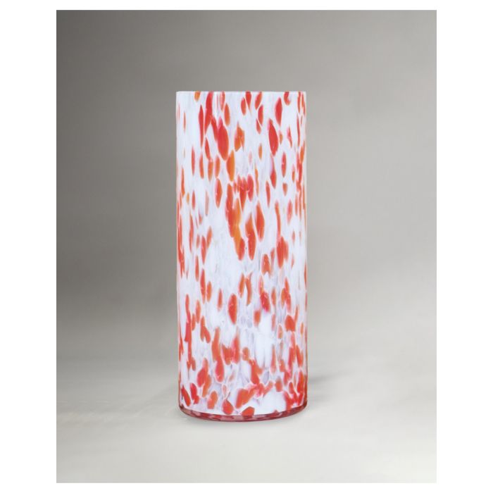 Brandani 40635 Dorico orange glass vase 30x12cm