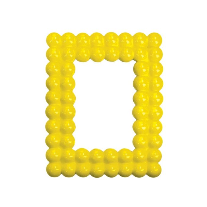 Brandani 51628 yellow polyresin photo frame 10x15sm