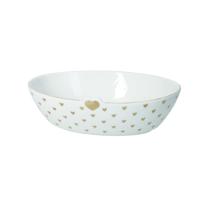 Brandani 51666 Amore Mio new bone china bowl hearts
