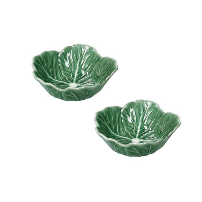 Brandani 51670 Vegan leaf small green porcelain bowl