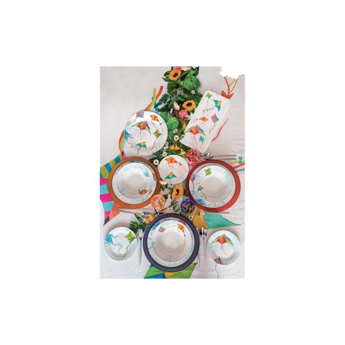 Brandani 51713 Aria porcelain dinner set 18pcs