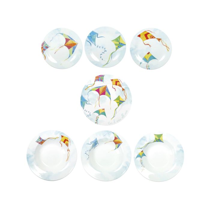 Brandani 51713 Aria porcelain dinner set 18pcs