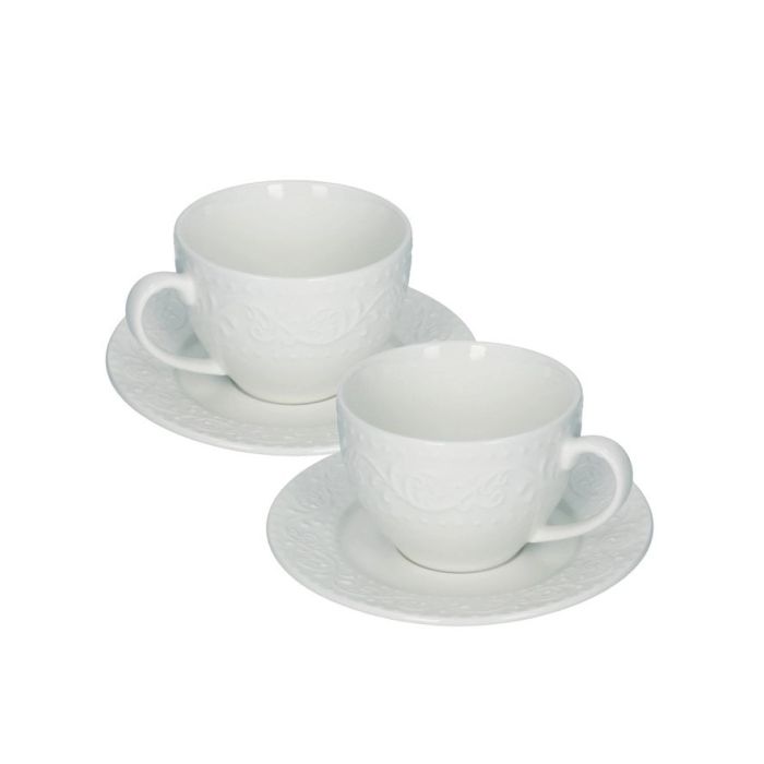 Brandani 51727 Delizie new bone china tea cup set 2pcs