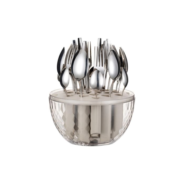 Brandani 51908 revolving holder & cutlery set  24pcs