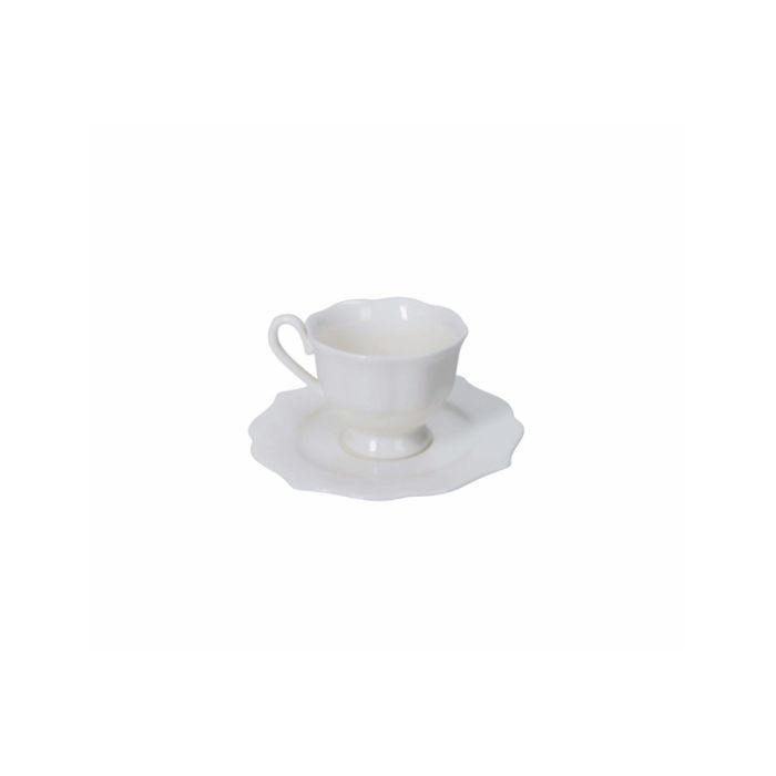 Brandani 52886 Queen new bone china coffee cup set 2pcs