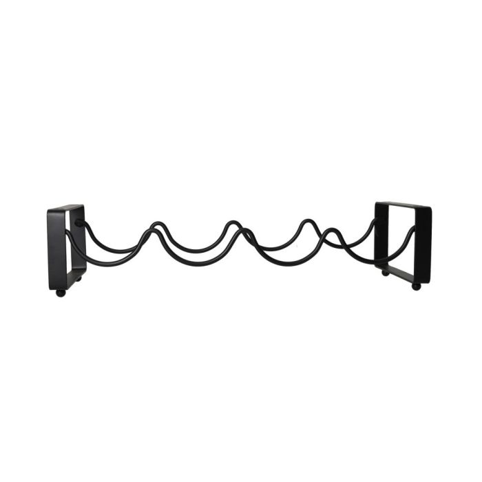 Brandani 54854 black metal stackable wine bottles holder