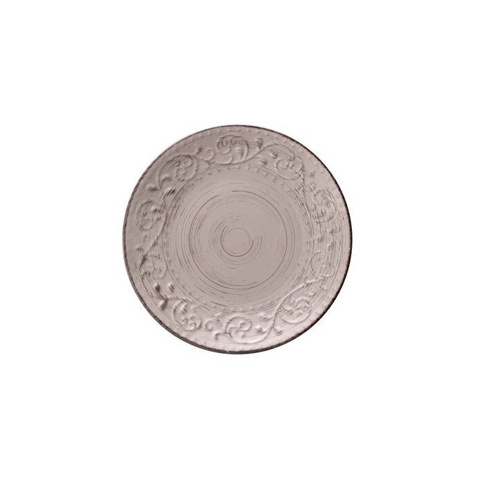Brandani 55992 Serendipity dove grey stoneware plate