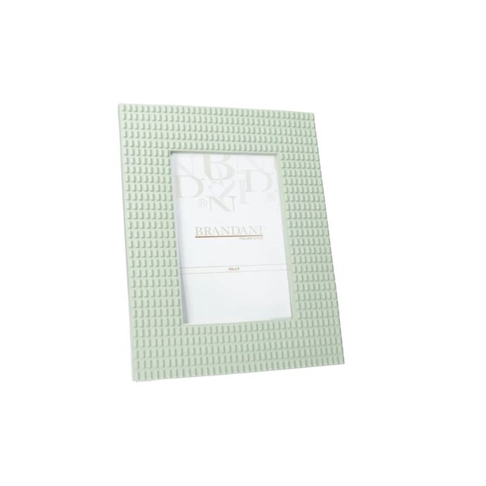 Brandani 59220 Lingotto Aquamarine polyresin photo frame 10x15sm