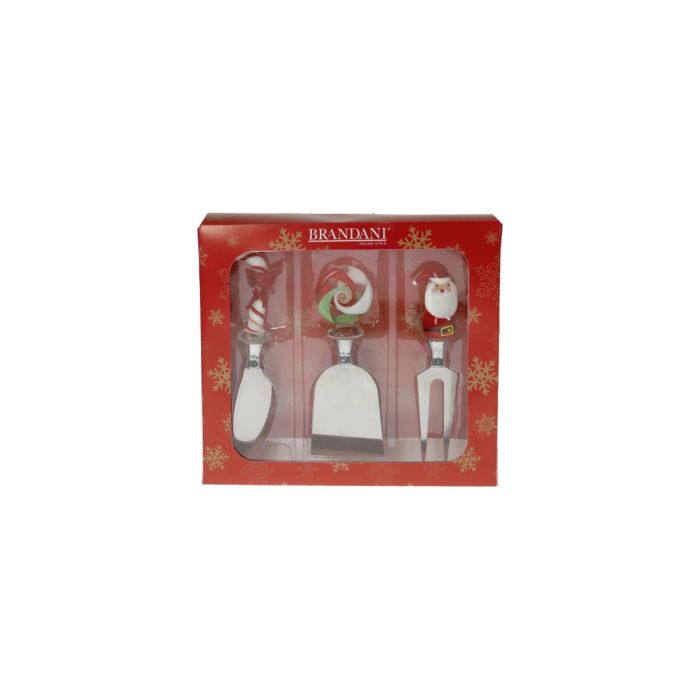 Brandani 81102 Xmas cheese knife 3pcs