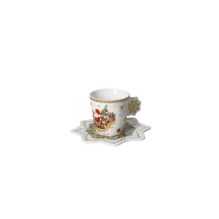 Brandani 89914 Christmas coffee cup set 2pcs