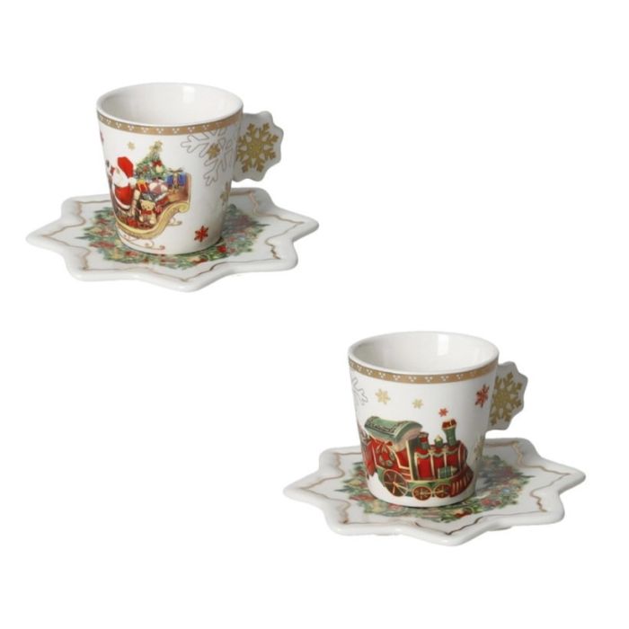 Brandani 89914 Christmas coffee cup set 2pcs