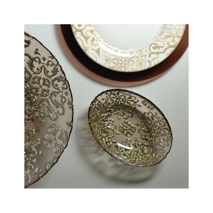 Brandani 51058 Excalibur Glass Bowl 21cm