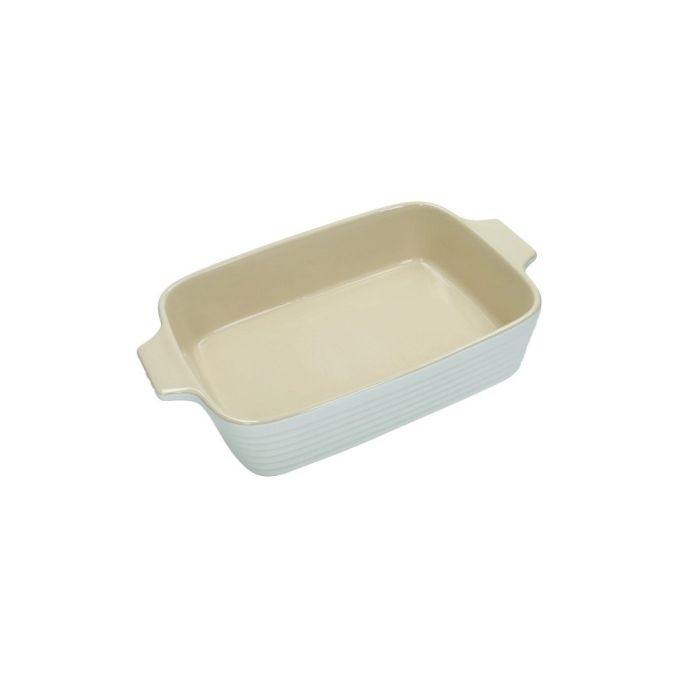 Brandani 51752 stoneware baking dish with handles white 26x16.5sm