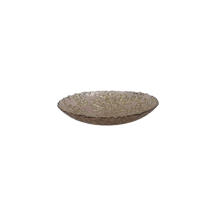 Brandani 51062 Excalibur Plate Glass 32cm