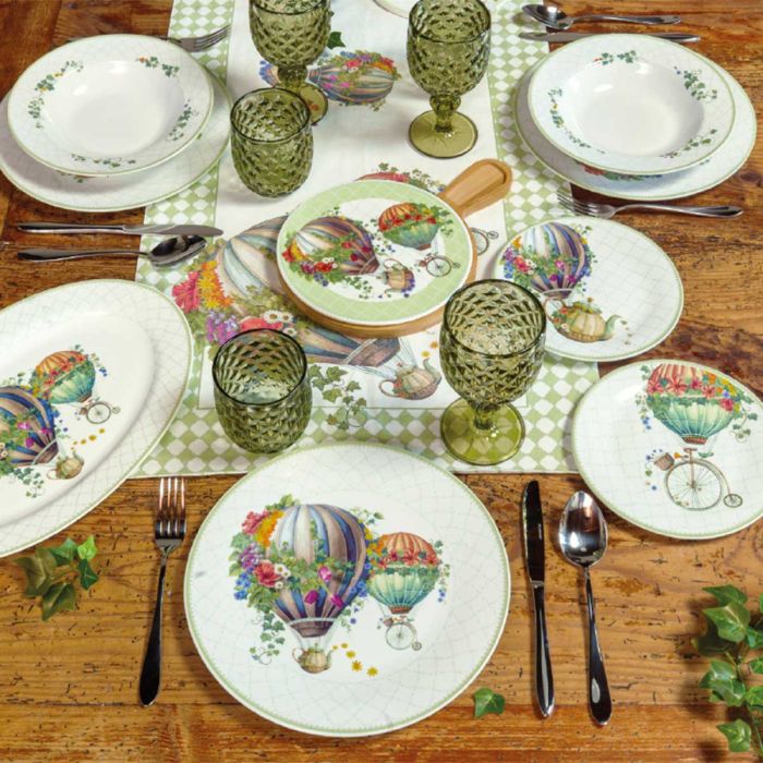Brandani 51830 Wonderland porcelain dinner set 18pcs