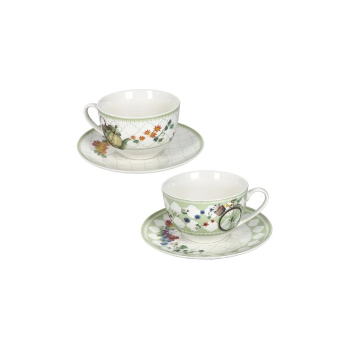 Brandani 51832 Wonderland new bone china tea cup set 2pcs