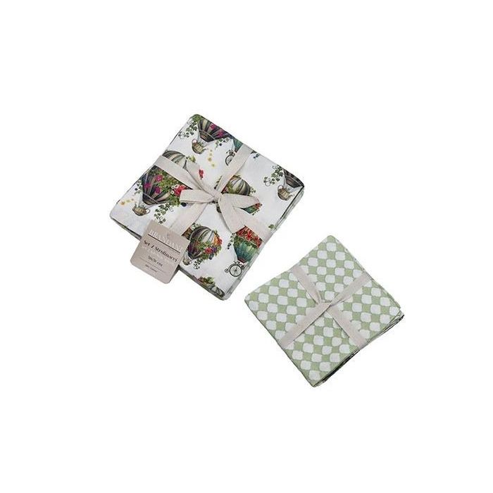 Brandani 10370 Wonderland tea towel set 2pcs 50x70sm