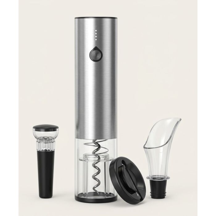 Brandani 82300 corkscrew with wine accessories set 4pcs
