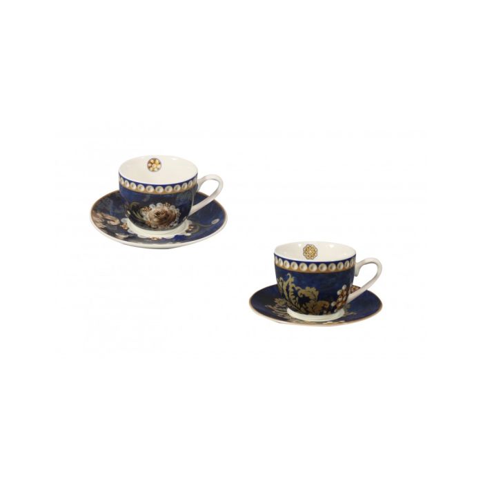 Brandani 52444 BLUE DANUBE coffee cup set 2x100ml