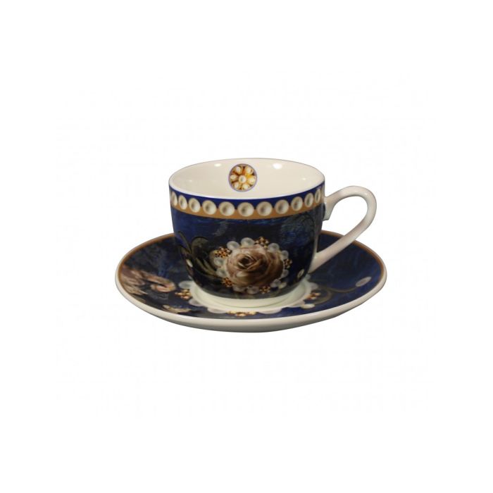 Brandani 52444 BLUE DANUBE coffee cup set 2x100ml