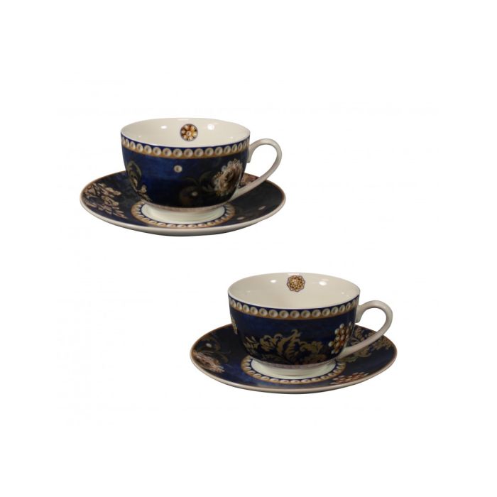 Brandani 52445 BLUE DANUBE tea cup set x2