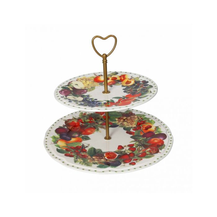 Brandani 52683 LE PRIMIZIE two-storey cakestand